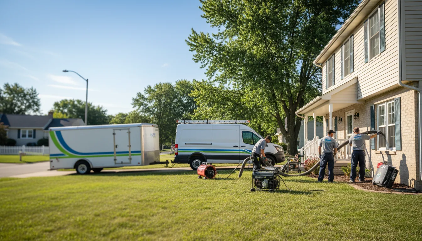 Flooded Basement Restoration And Cleanup With Repair in Swisher, IA near me